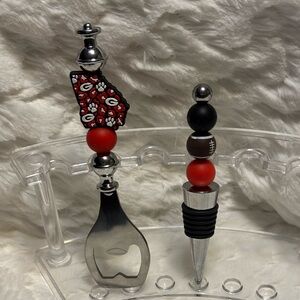 UGA-Football Themed Bottle Opener and Stopper Set